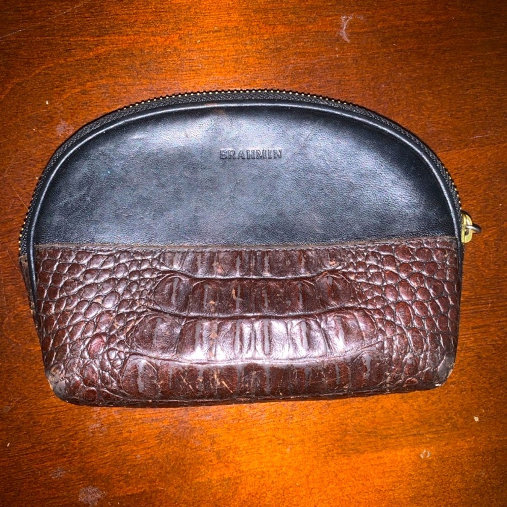 Vintage Brahmin Makeup Bag